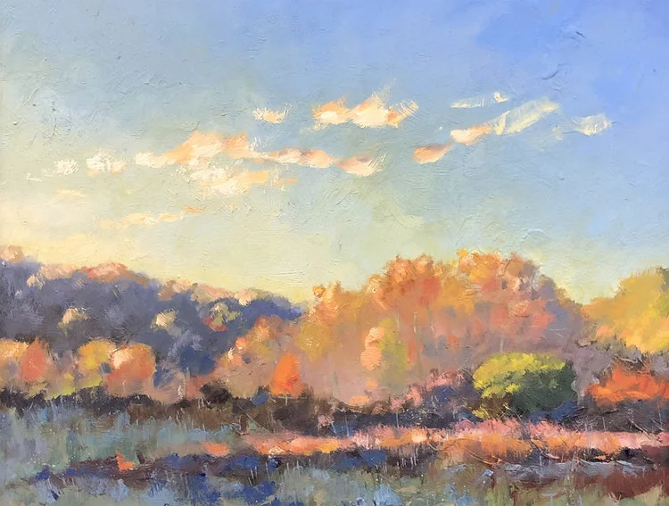 Landscape by Justin Vining using Royal Talen’s beautifully saturated paints, 2019.
