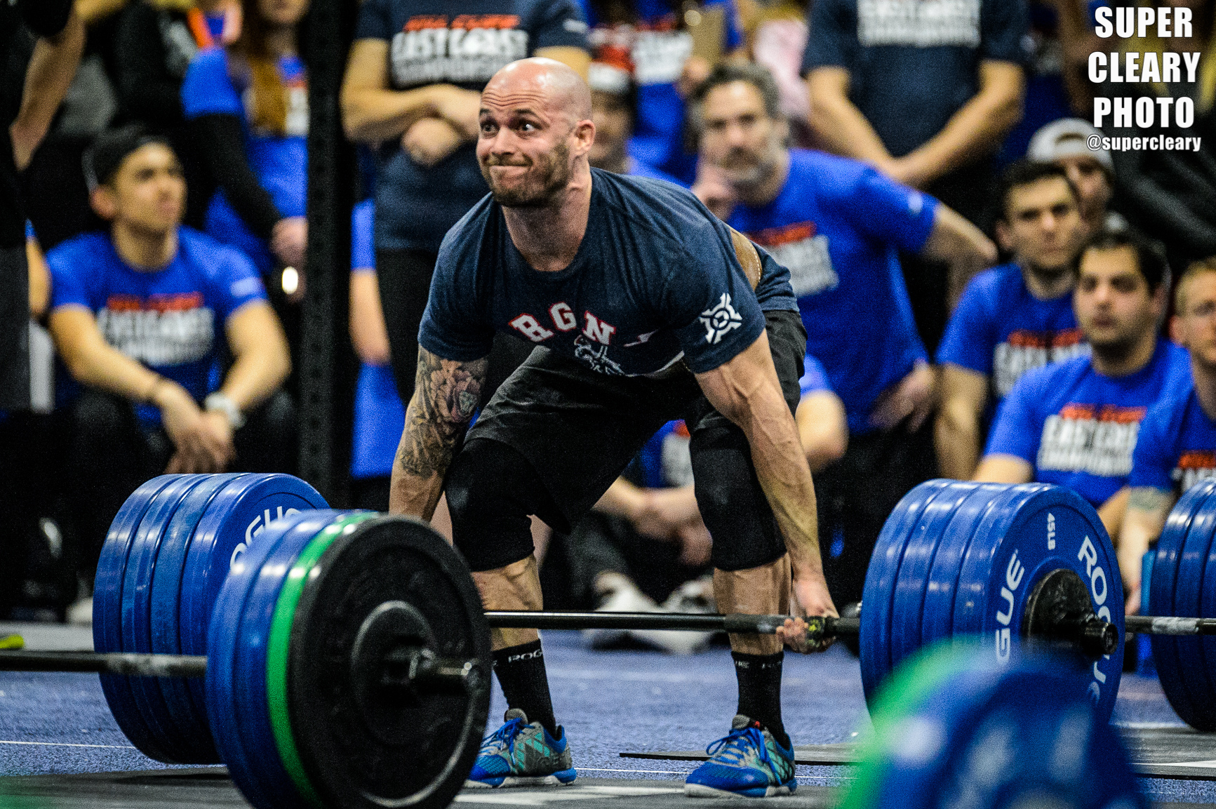 Chris Spealler hitting a 405lb deadlift - Nikon D4, Sigma 120-300, ISO 8000
