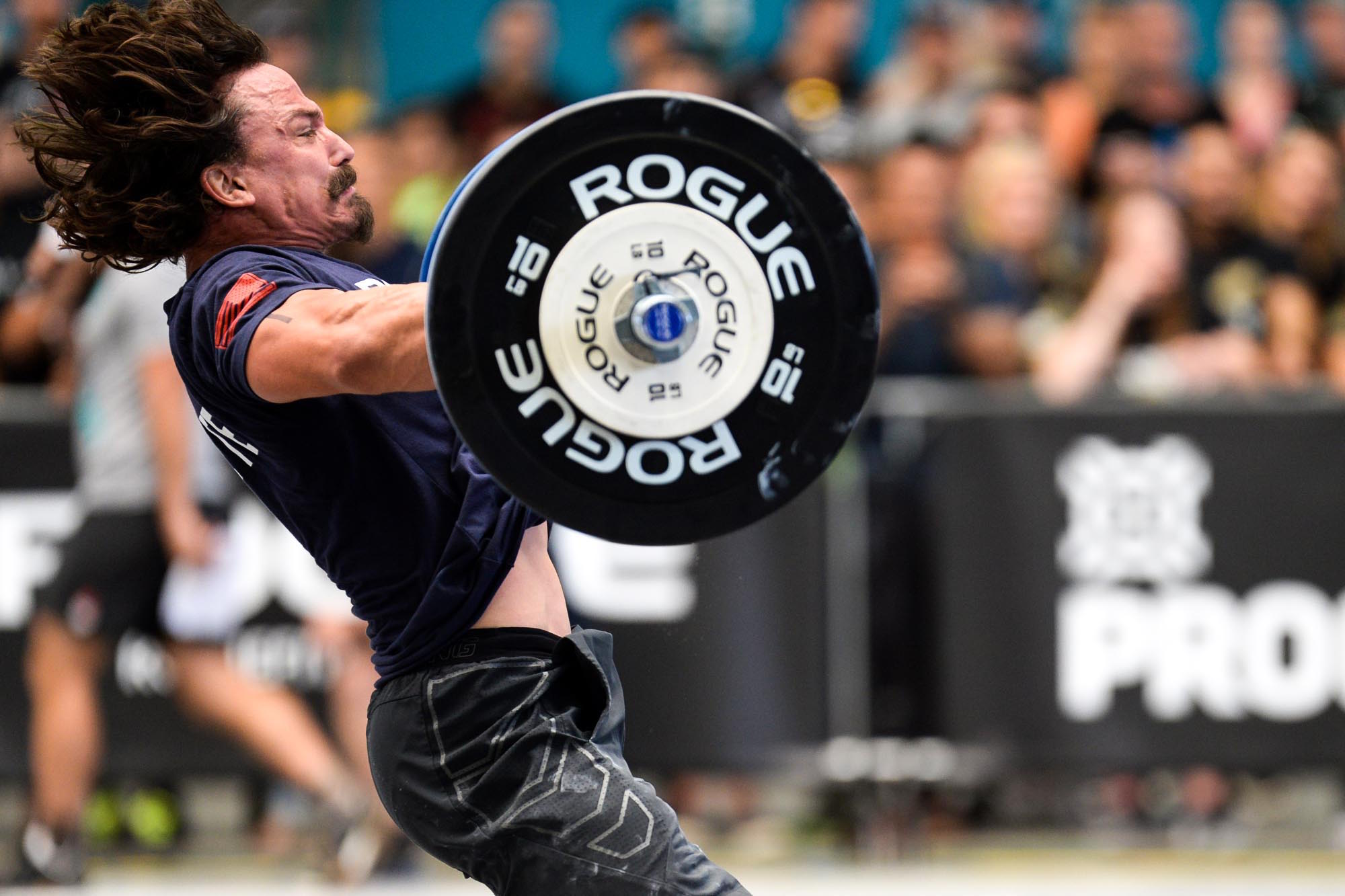 Josh Bridges at the 2016 California Regional - Sigma 120-300 2.8, Nikon D4. -- Copyright CrossFit Inc, 2016, all rights reserved