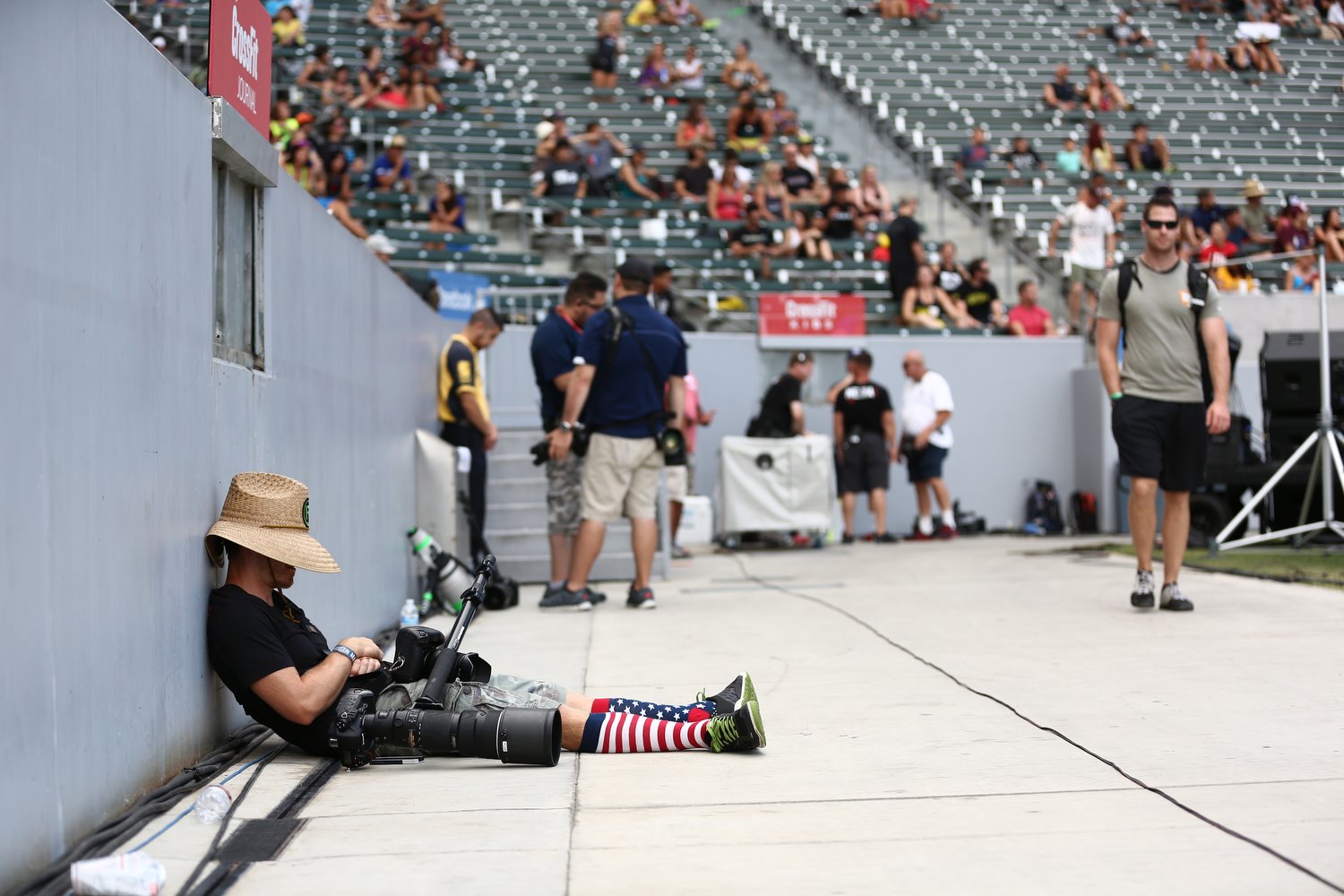 2014 CrossFit Games - I take naps whenever possible. Always trying to keep the batteries on full. Copyright CrossFit Inc, 2016, all rights reserved Photo by Tai Randall