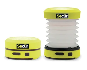 Secur 1 Solar/Dynamo LED Flashlight - Hand Crank & Solar Powered Emergency Light