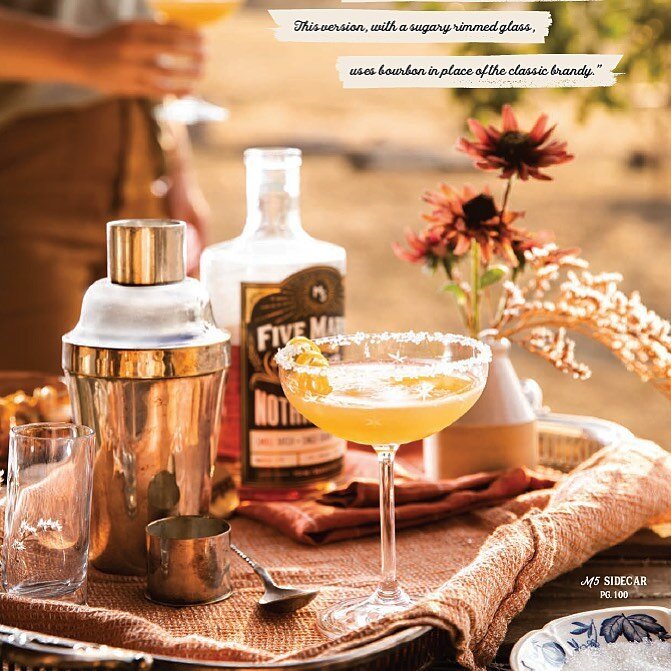 @countrylivingmag featuring @fivemarysfarms. Mary&rsquo;s recipe for a holiday #sidecar. I loved being on Mary and Brian&rsquo;s farm. All of the animals rolling up at different times of day to greet us. Such fun!!! #foodstyling #foodphotography #foo