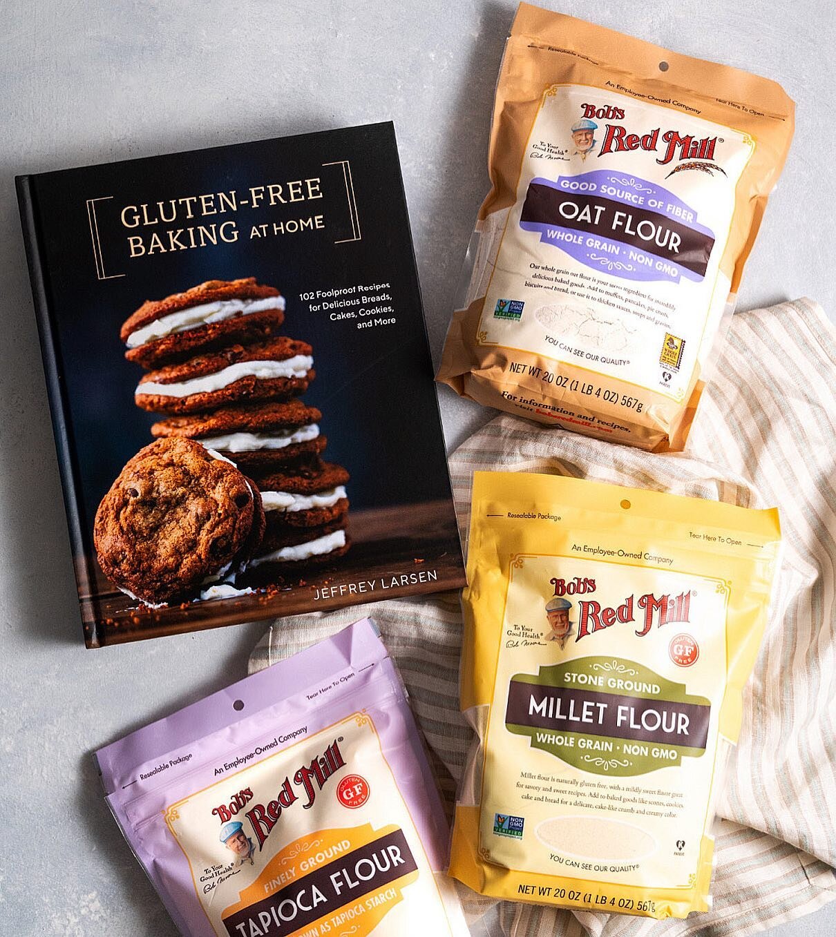 🍪 GIVEAWAY! 🍪 I've partnered up with Bob&rsquo;s Red Mill to give away the ✨ Ultimate Gluten Free Baking Experience! ✨⁠
⁠
🏆 The grand prize winner will receive a copy of the award winning book, Gluten-Free Baking at Home, $75 worth of gluten free 