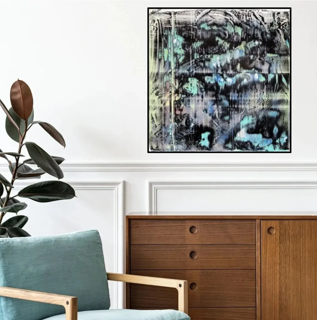 "Color Field Study - All the Beasts of the Field, All the Beasts in the Forest"
Mixed media on canvas
20 x 20&rdquo;
Available