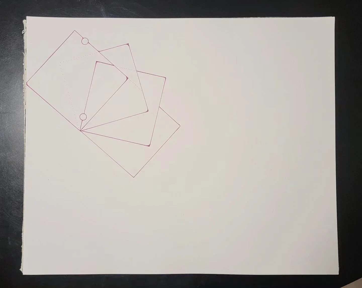 Busy Busy Pinks Doodle
14 x 17" 
Sharpie on vellum coated paper