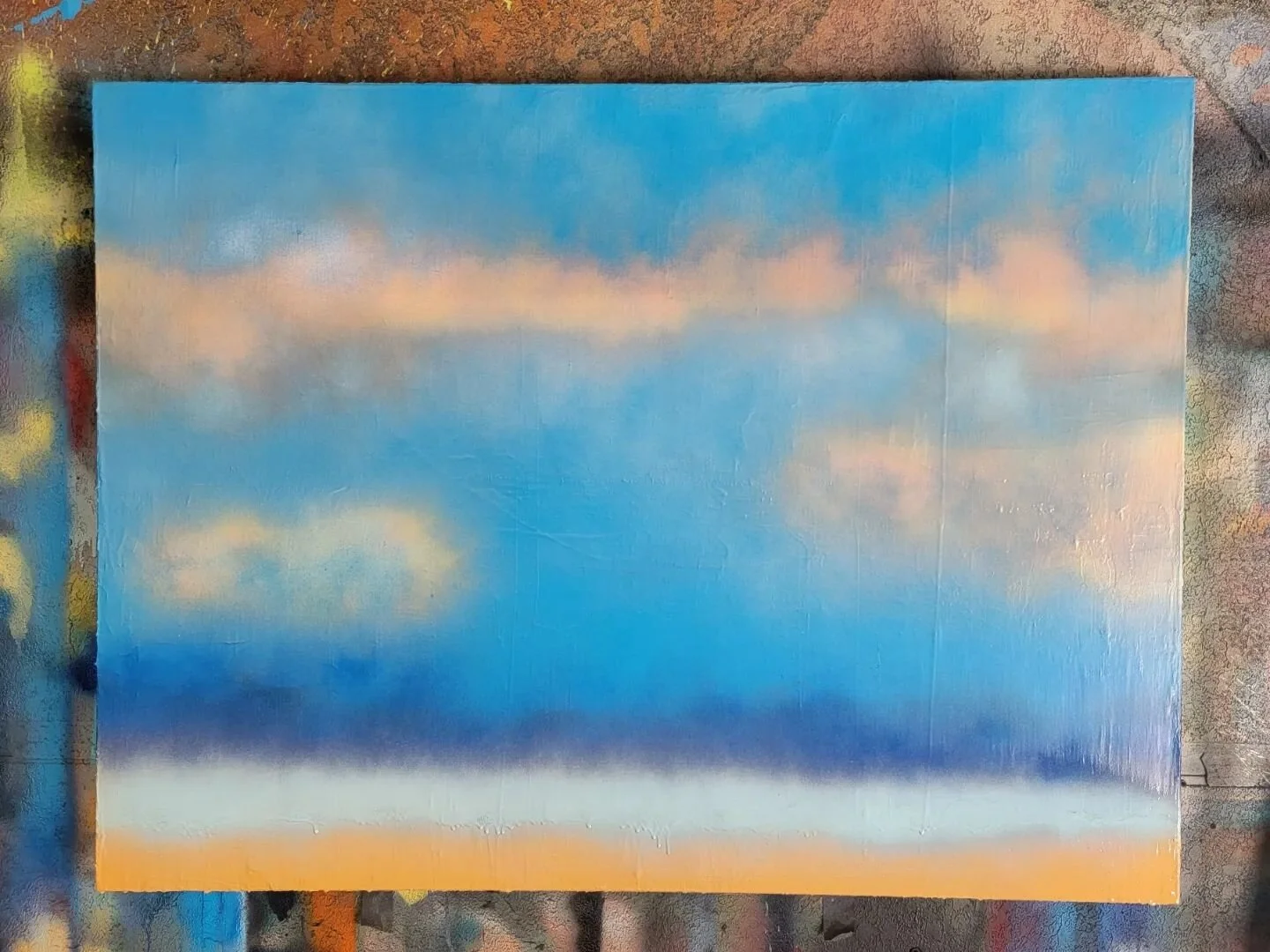 Trying out some abstract landscape, skyscape, sunset ideas.
