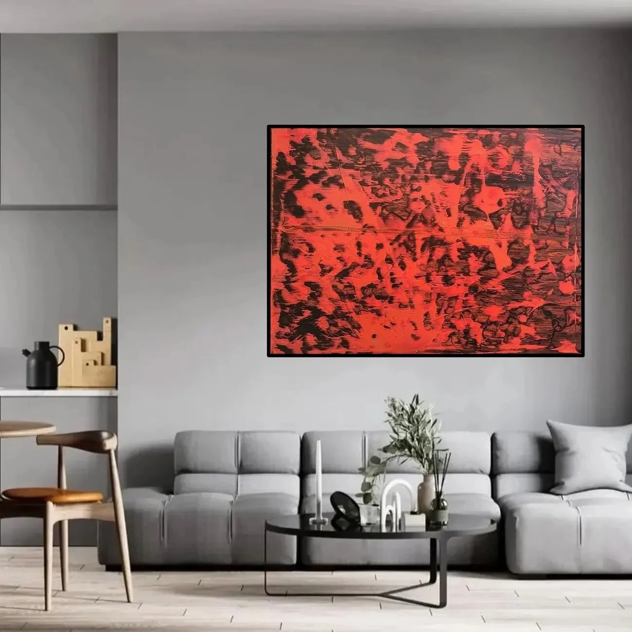 Color Field Study Series
&quot;Keep a little fire burning; however small, however hidden&quot; 
Mixed media on canvas
48 x 36&quot;