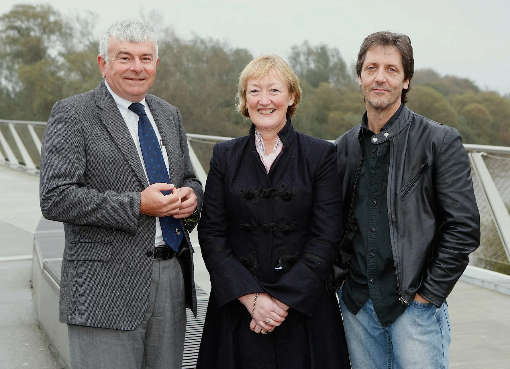 (left to right) University of Limerick Professor Paul Finucane, MD, Eithne Boyan, Managing Director, Lundbeck Ireland, Daniel Duffy, Fellow in the Humanities recipient