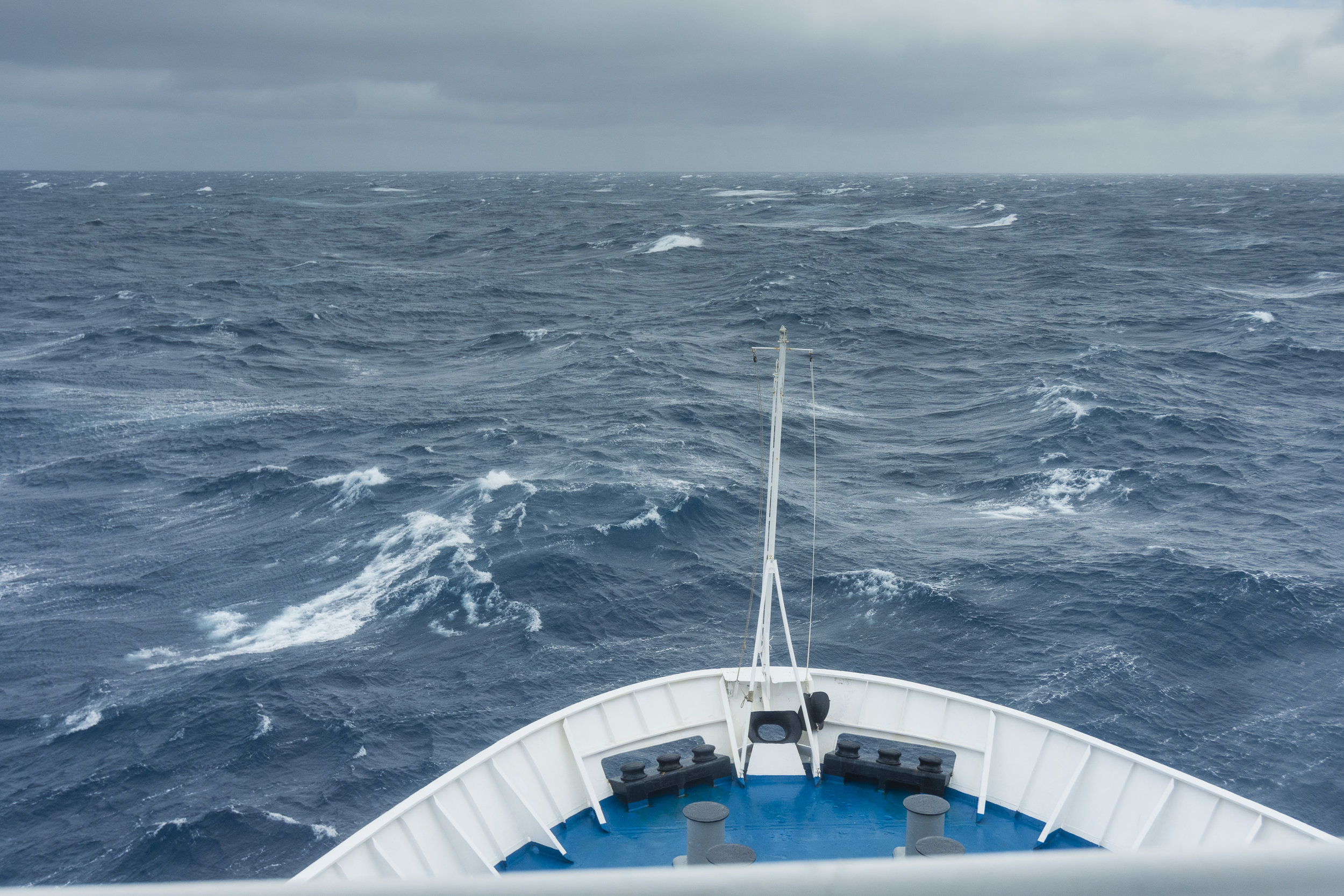 Stormy seas in the Drake Passage