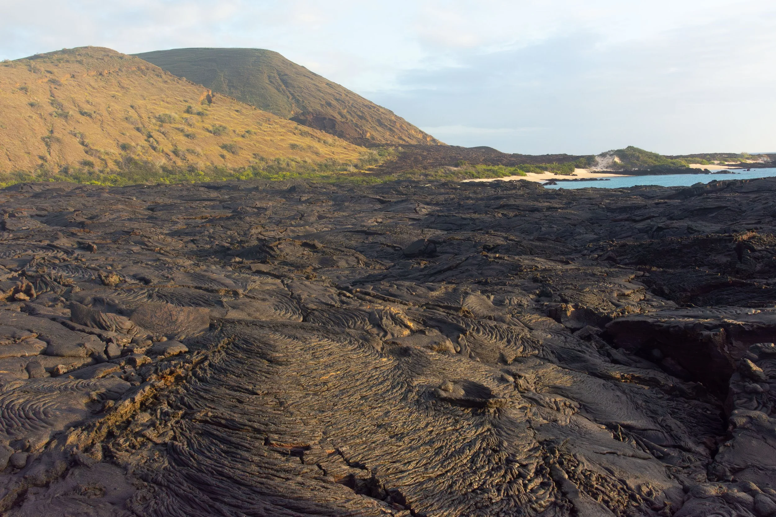 Pahoehoe lava, Isabela