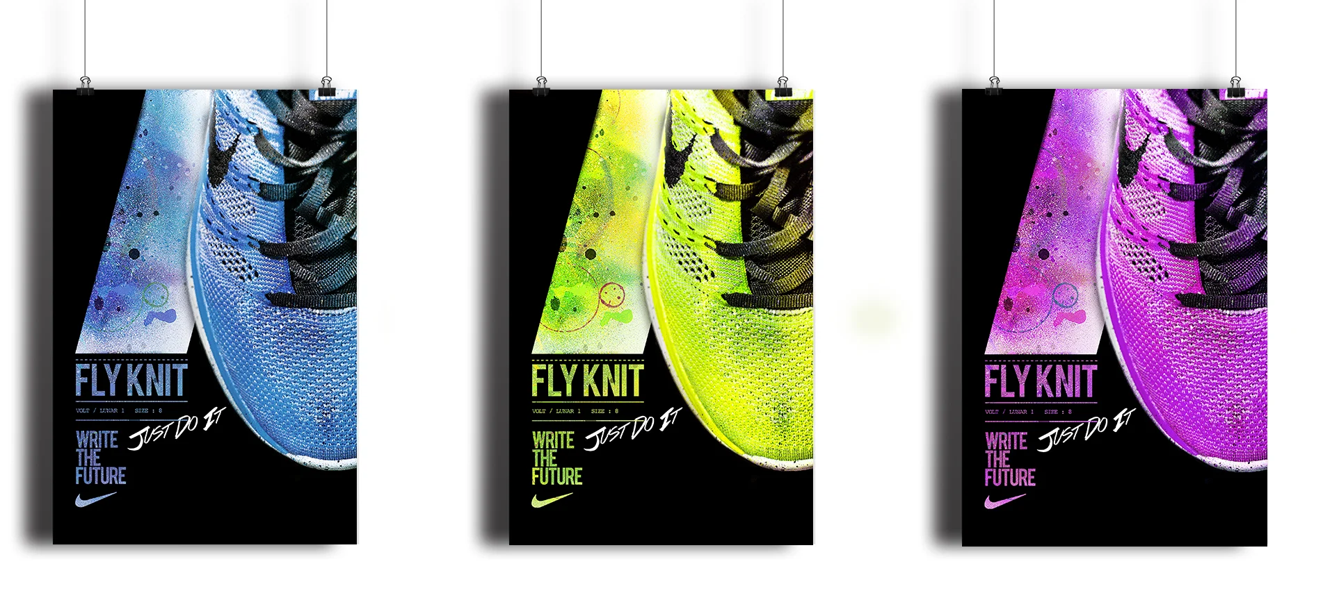 nike flyknit poster