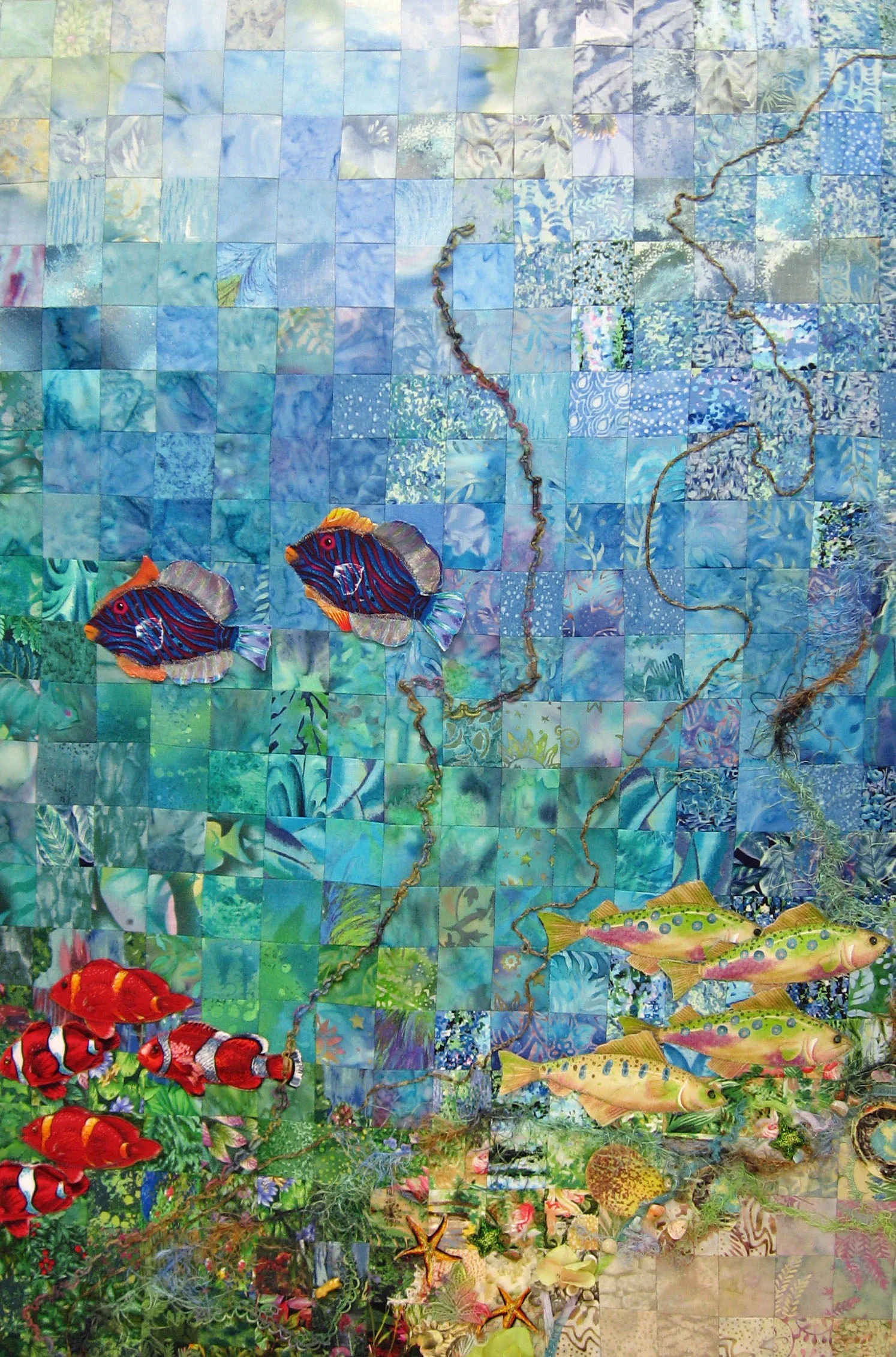 More than 20 works will be included in the exhibition, including tapestries, functional accessories, and greeting cards. 