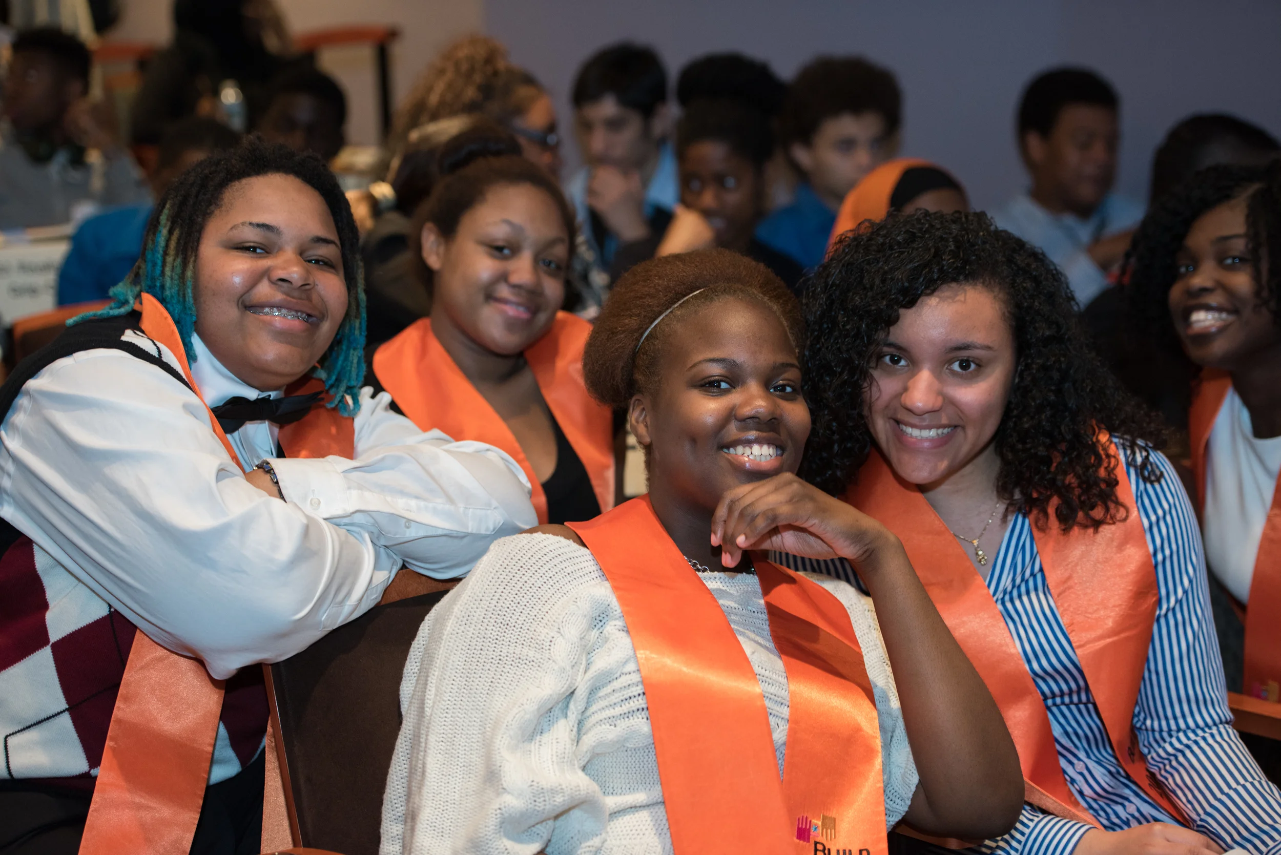 BUILD students at the BUILD business competition