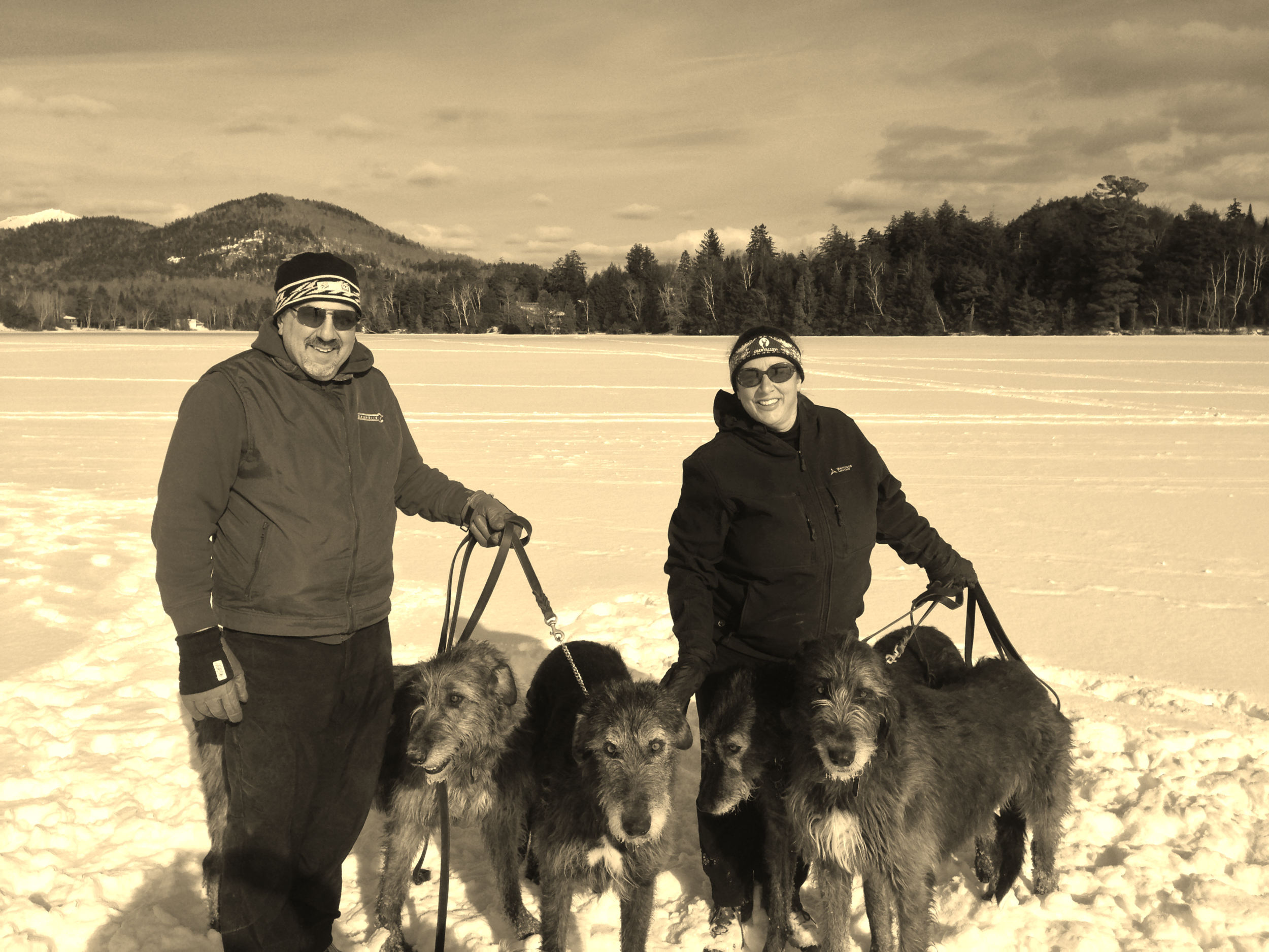 Forman's and Irish Wolfhounds Mirror Lake, Lake Placid