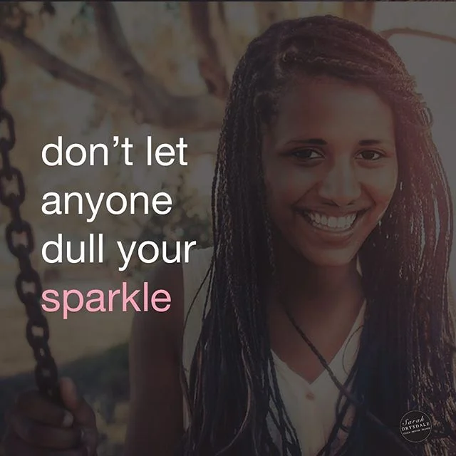 Yep, we are all special and beautiful. Each of us #bossladies has our own sparkle. It's what makes us unique and special. Hang onto it and it will help you stand out!
