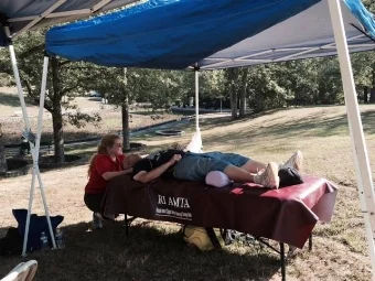 Volunteering Craniosacral at OSDRI