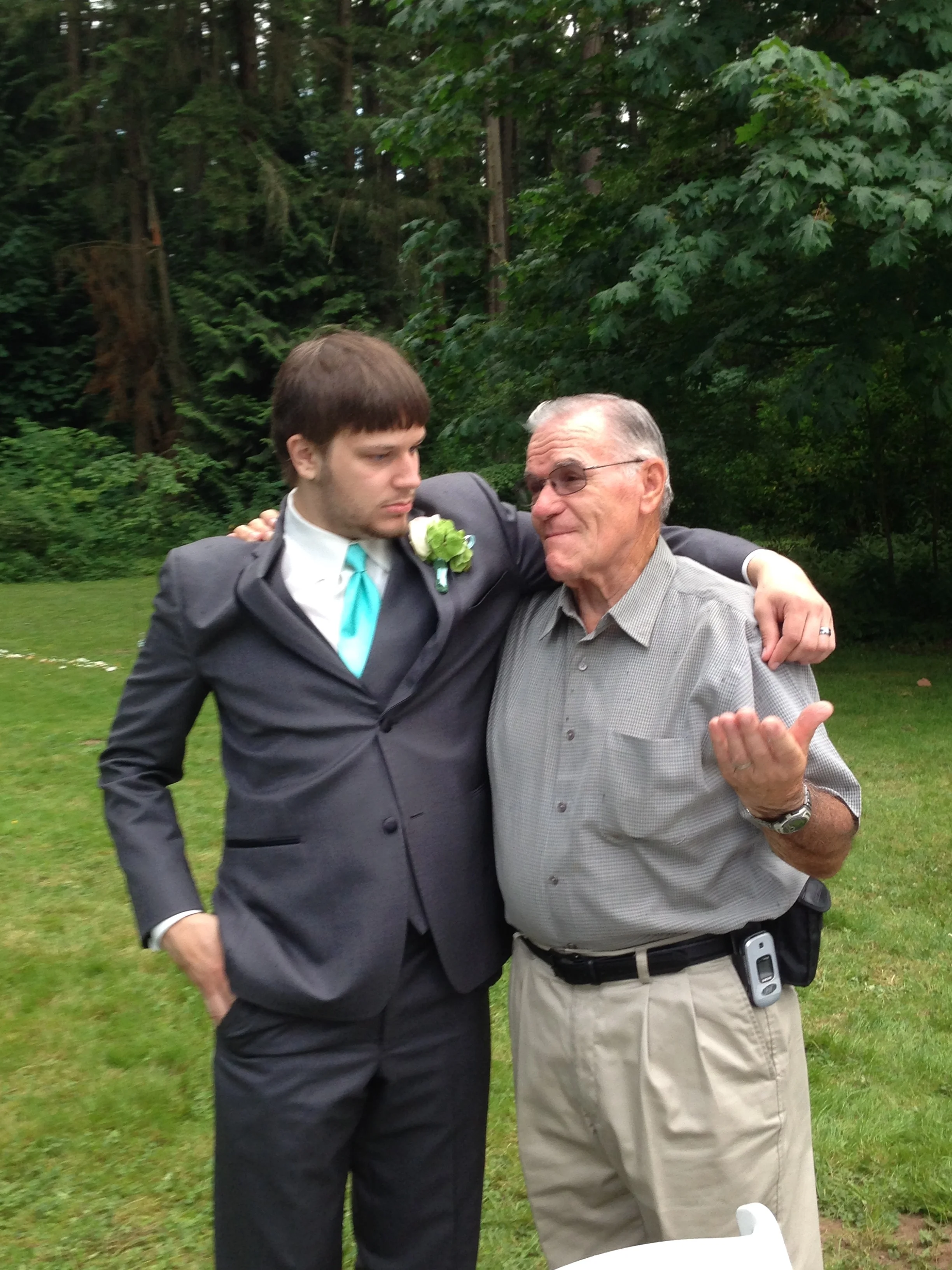 Kray and Grandpa Ostler