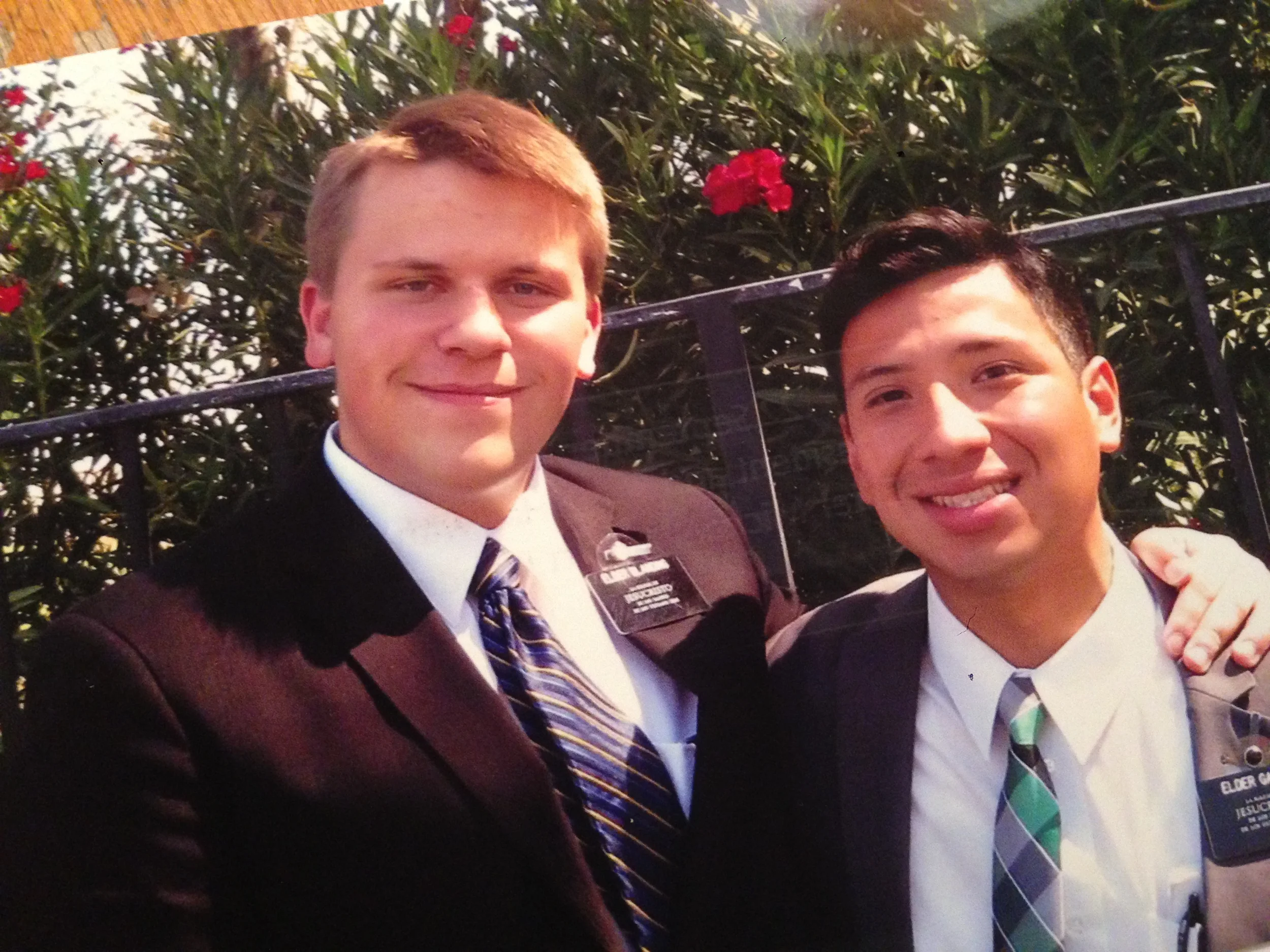 Elder Michael Blanding and Elder Garcia