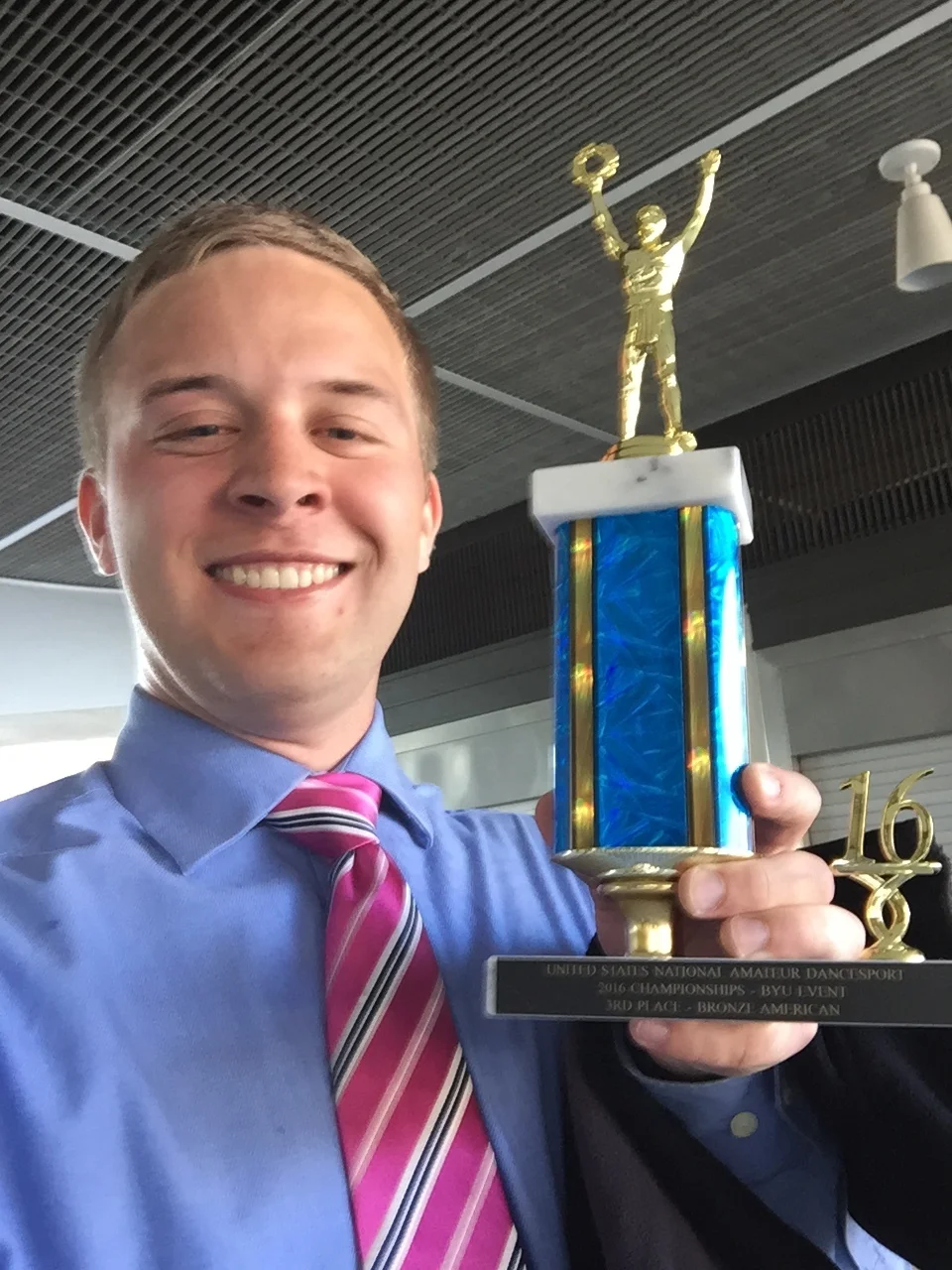 Jason and his trophy!