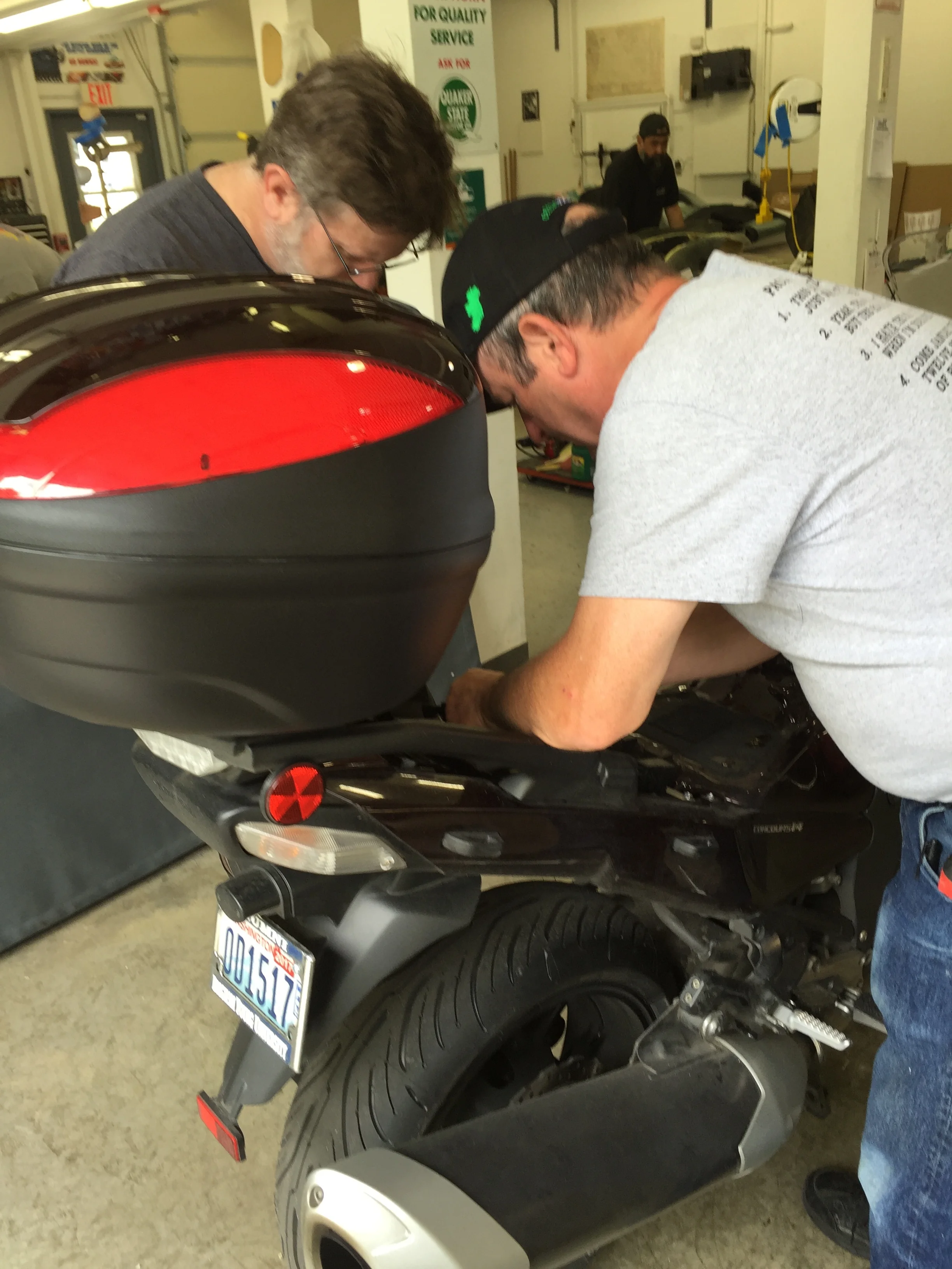 Steve and Rich working out the details.