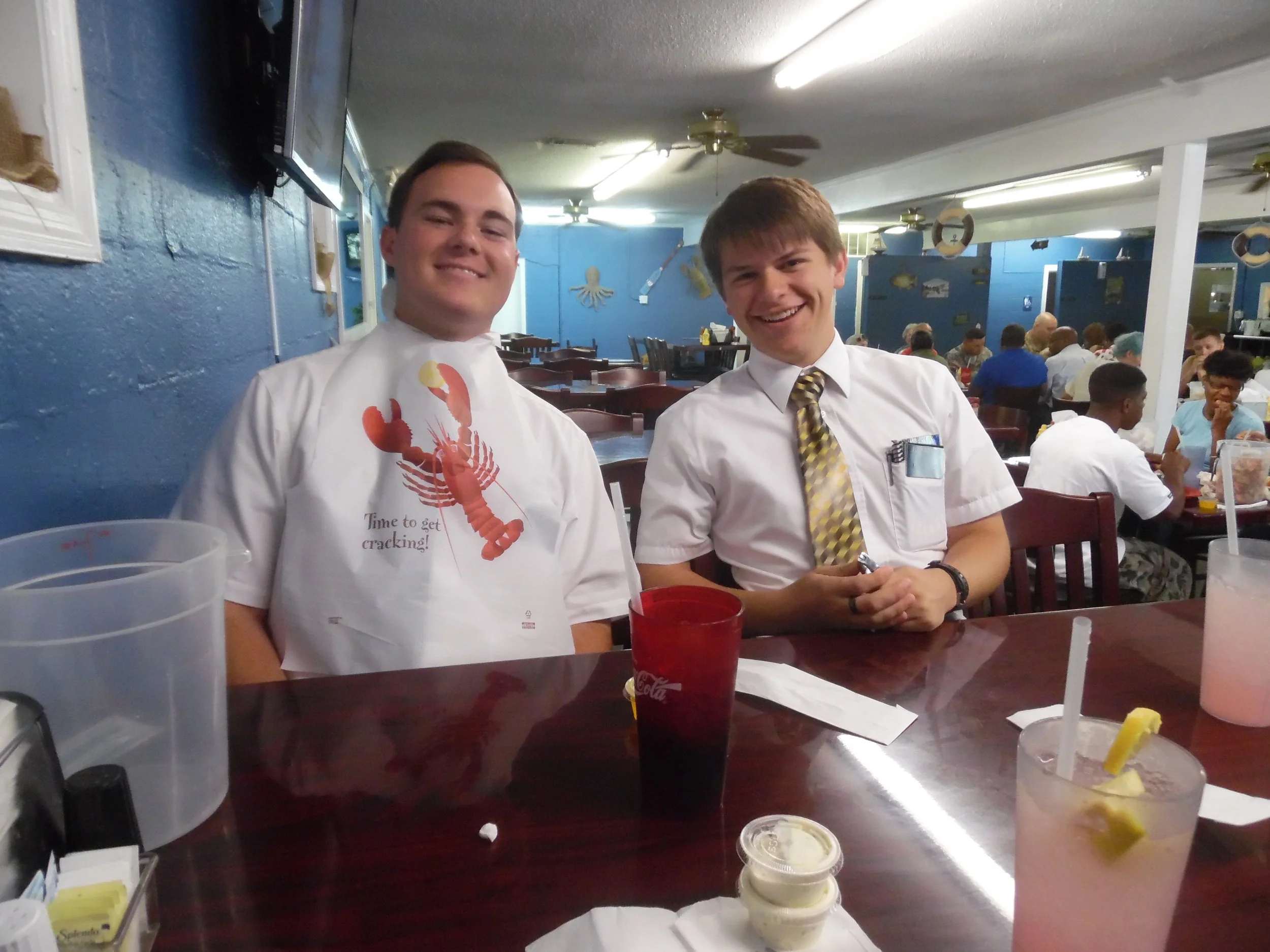 Elder Woolley and Elder Matthew Blanding