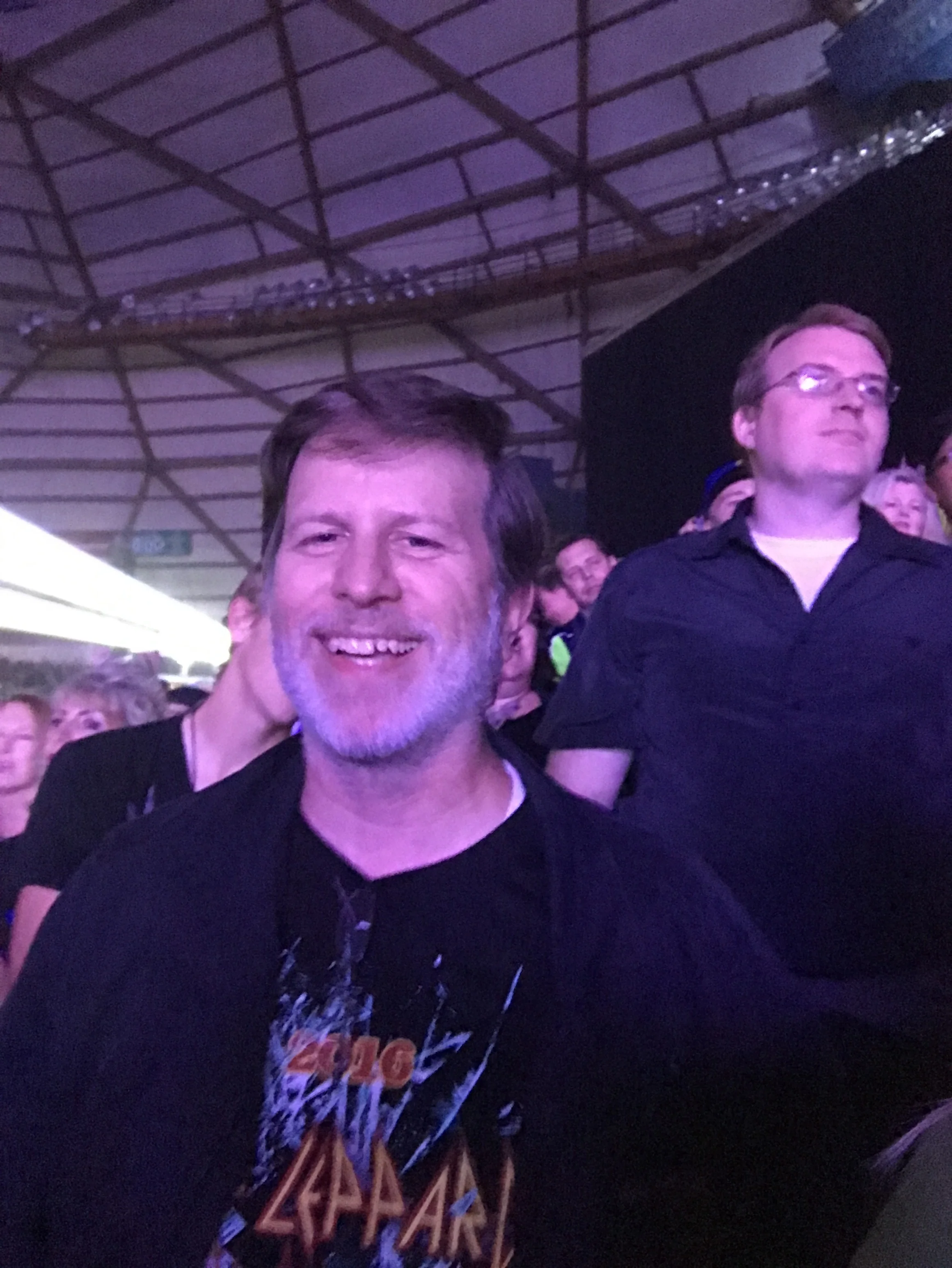 Steve having the time of his life!