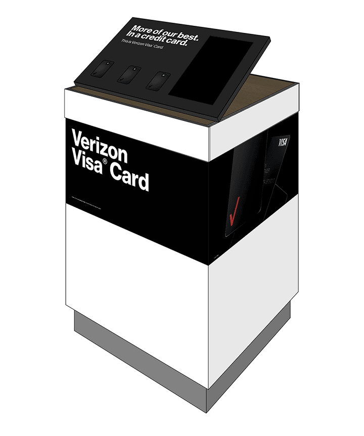 RETAIL 3D FIXTURE WITH INTERACTIVE TABLET EXPERIENCE