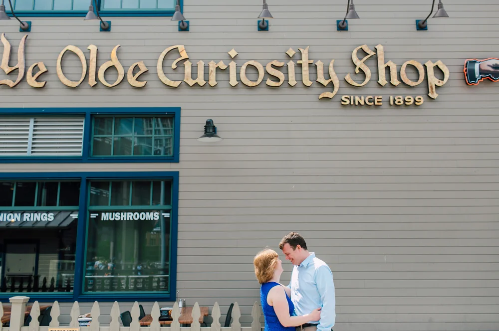 Seattle Engagement Photographer Katheryn Moran, Seattle Great Wheel, Indianola
