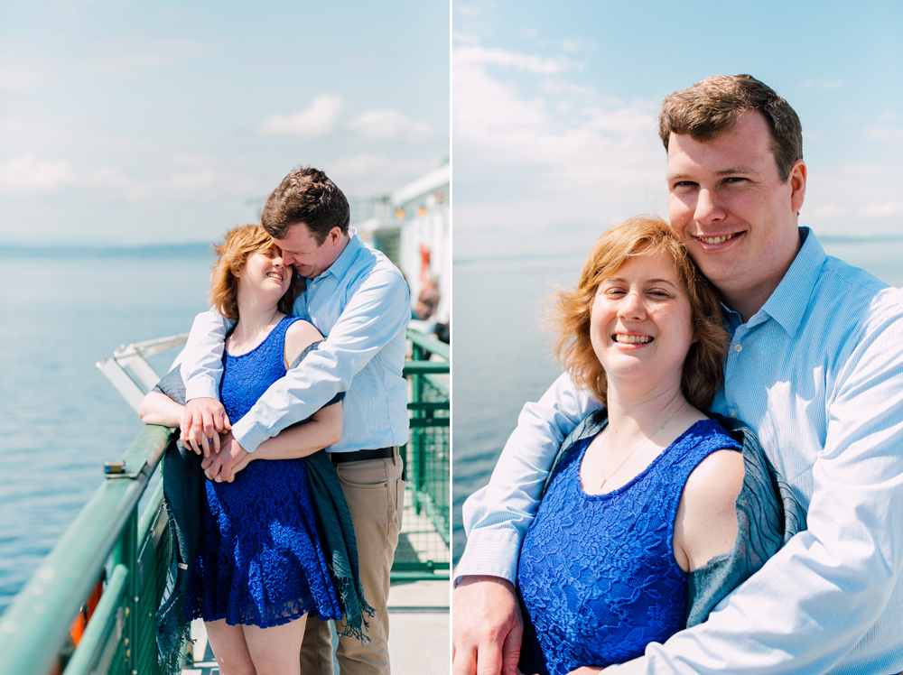 Seattle Engagement Photographer Katheryn Moran, Seattle Great Wheel, Indianola