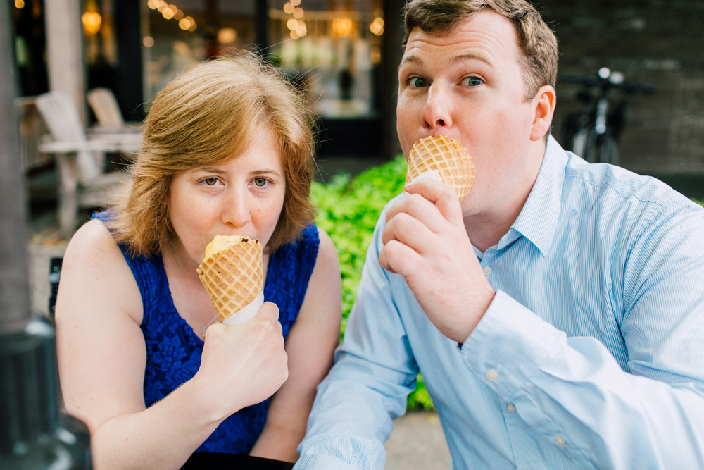 Seattle Engagement Photographer Katheryn Moran, Seattle Great Wheel, Indianola