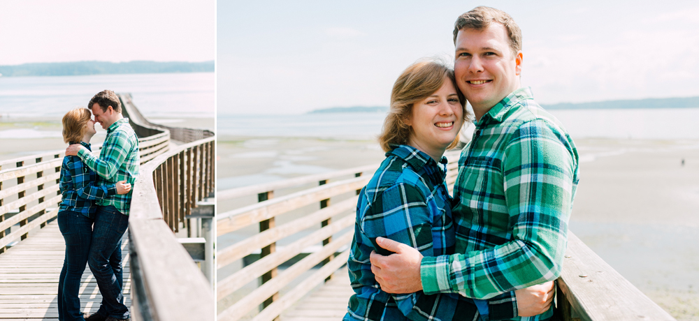 Seattle Engagement Photographer Katheryn Moran, Seattle Great Wheel, Indianola