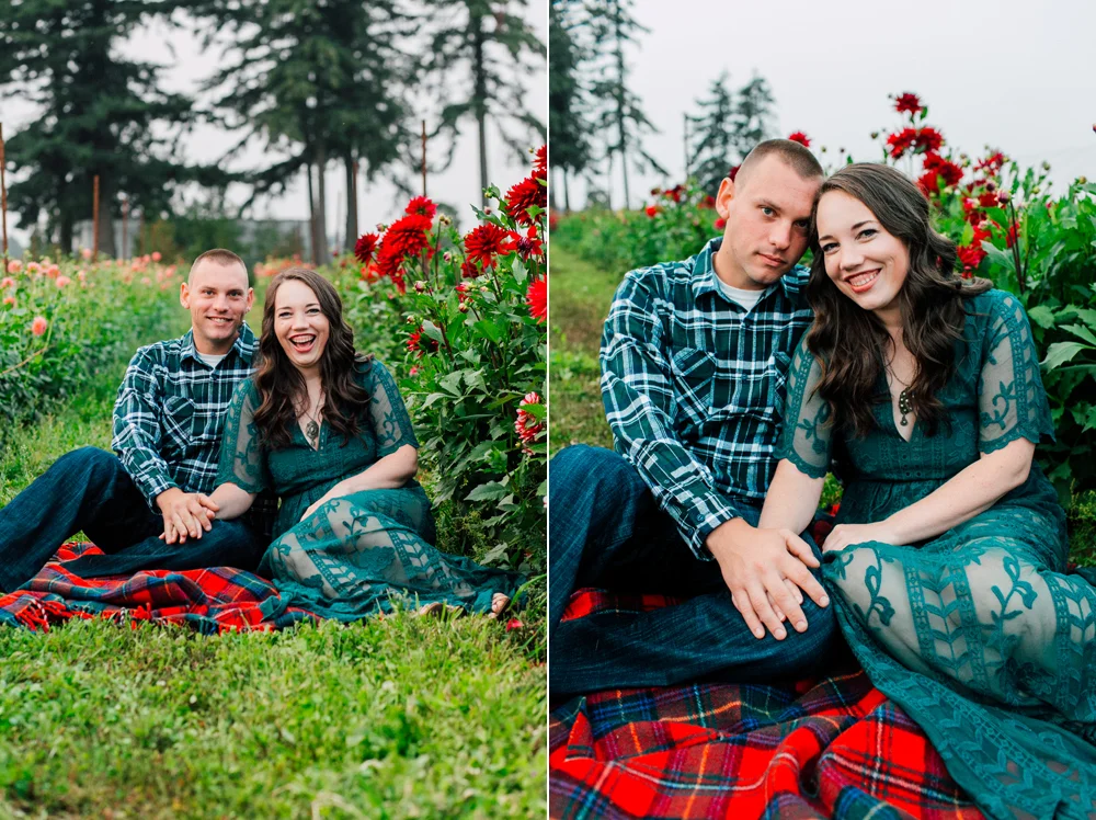 Bellingham Family Photographer Triple Wren Farms Katheryn Moran Dahlia Farm