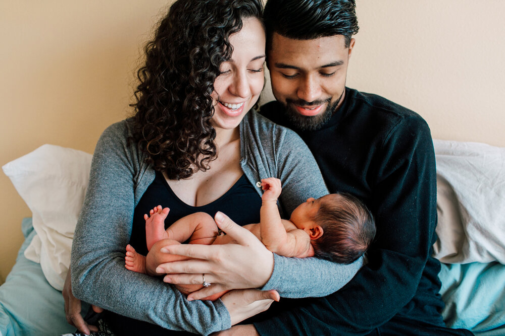 Bellingham Newborn Photographer Katheryn Moran Home Studio Session