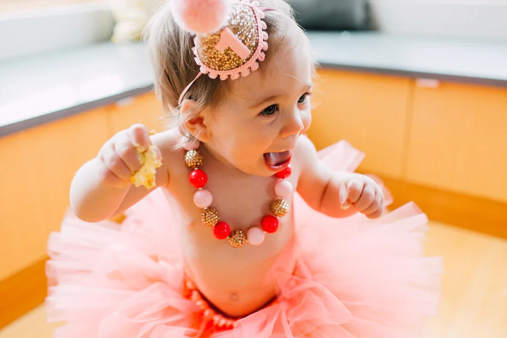Bellingham One year Cake Smash Photographer Katheryn Moran 