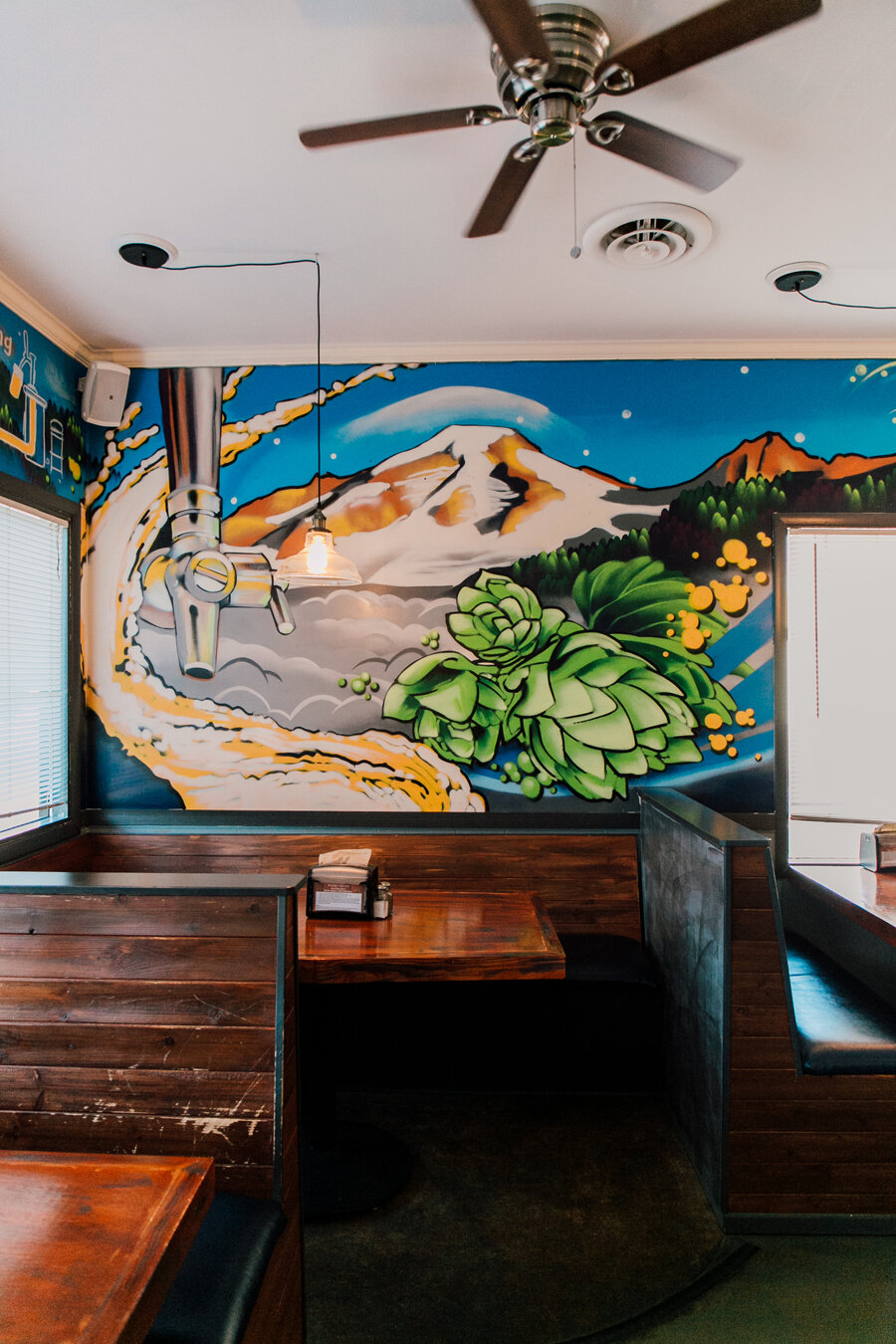 Wetiko Murals, Bastion Brewing, Anacortes Food Photographer Katheryn Moran 