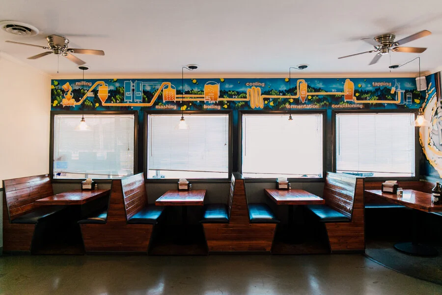 Wetiko Murals, Bastion Brewing, Anacortes Food Photographer Katheryn Moran 