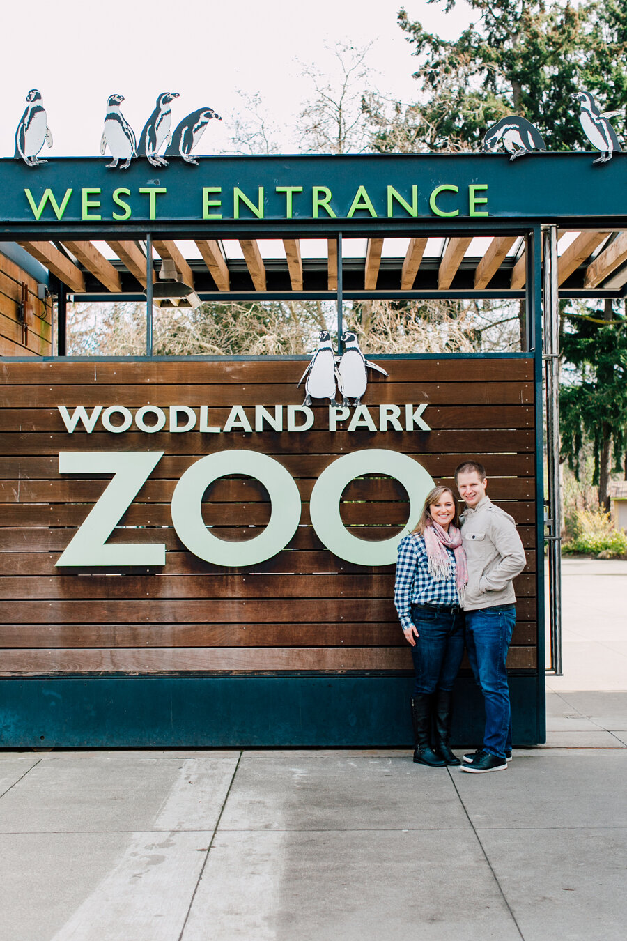 Seattle Engagement Photographer Woodland Park Zoo UW Stadium Katheryn Moran Photography 