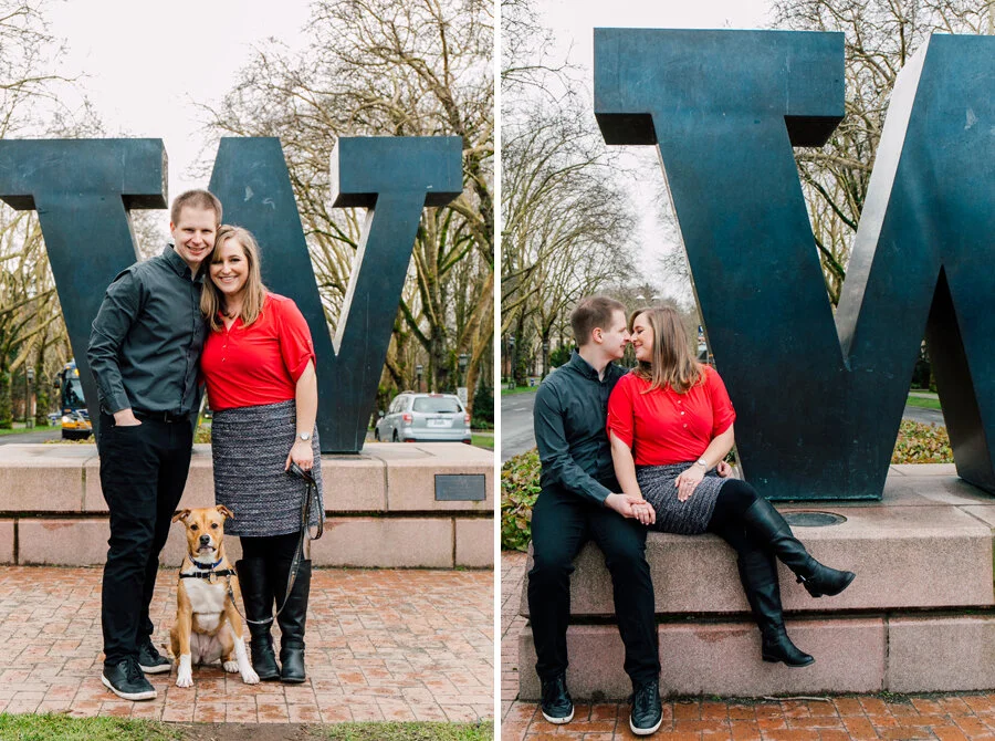 Seattle Engagement Photographer Woodland Park Zoo UW Stadium Katheryn Moran Photography 