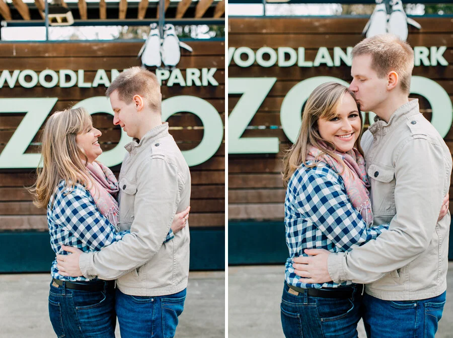 Woodland Park Zoo Seattle Engagement Photographer 