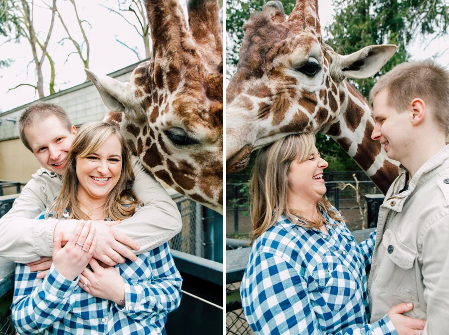Woodland Park Zoo Seattle Engagement Photographer 