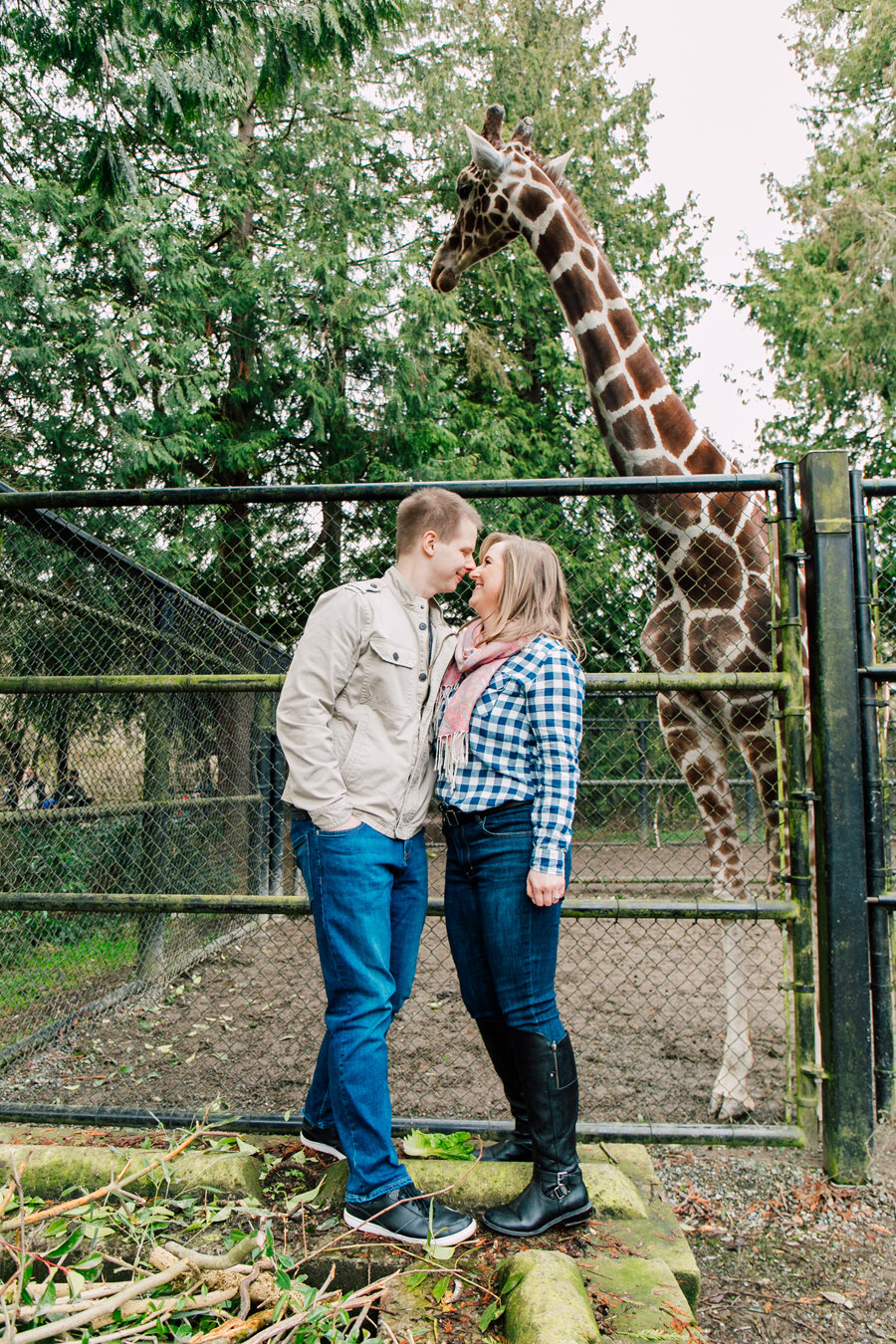 Woodland Park Zoo Seattle Engagement Photographer 
