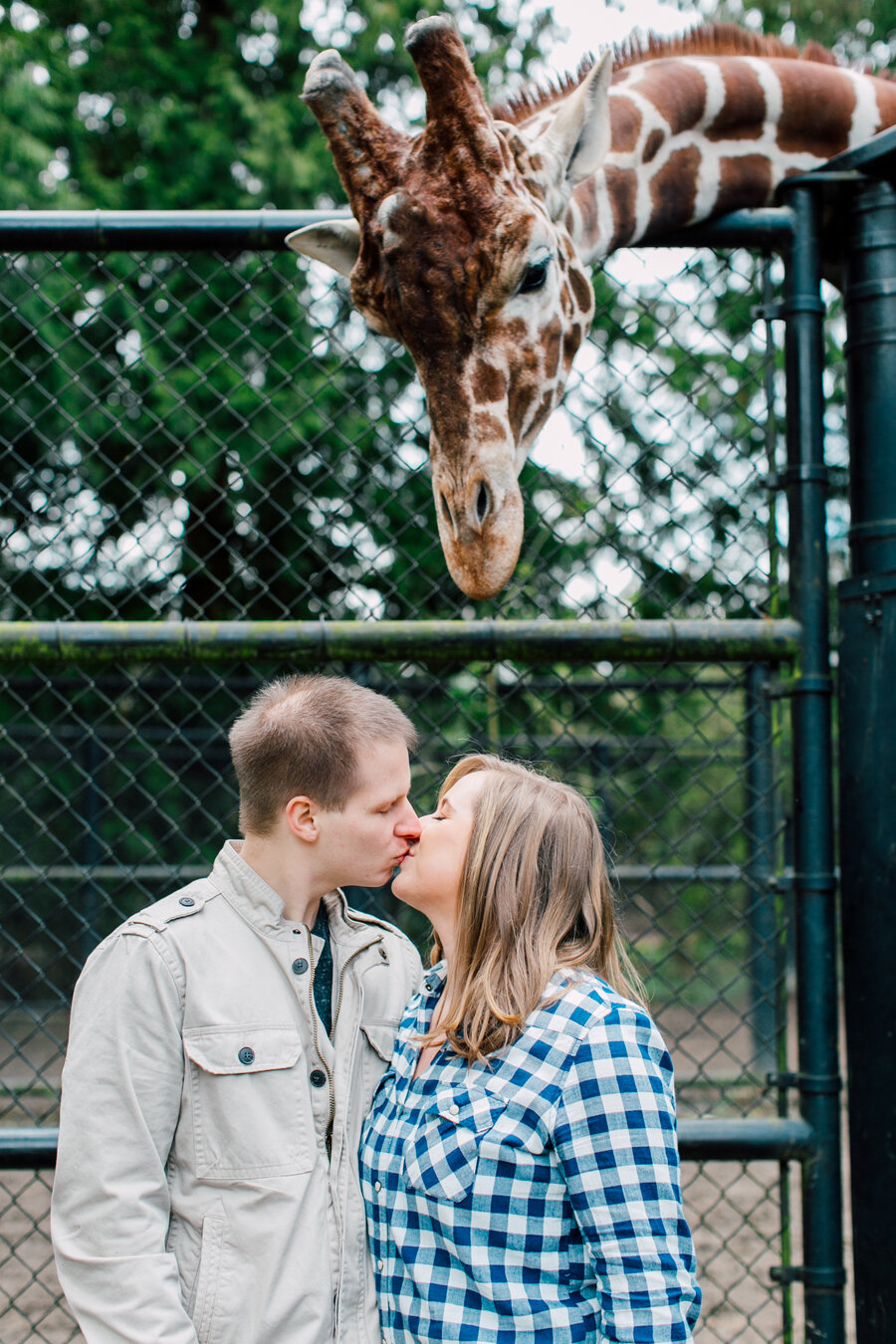 Woodland Park Zoo Seattle Engagement Photographer 