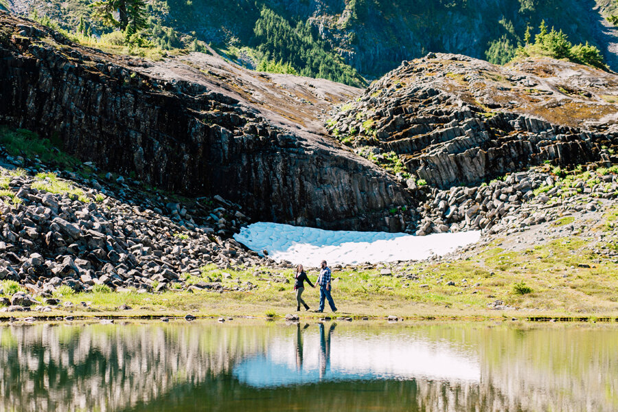 Heather Meadows Mount Baker Engagement Photographer Katheryn Moran