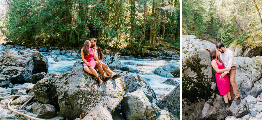 Horseshoe Bend Trail Mount Baker Engagement Photographer Katheryn Moran