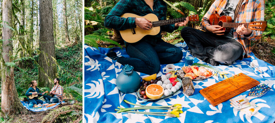 Horseshoe Bend Trail Mount Baker Engagement Photographer Katheryn Moran