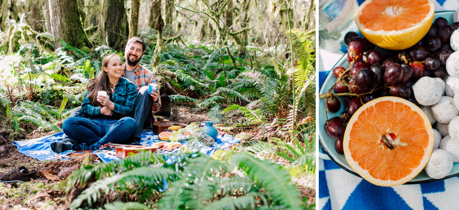 Horseshoe Bend Trail Mount Baker Engagement Photographer Katheryn Moran