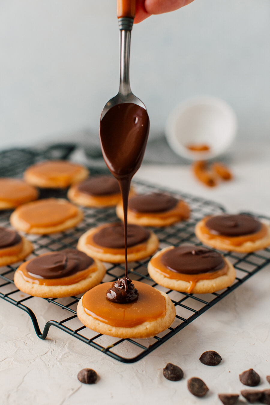 Bellingham Food Photographer Twix Cookies Katheryn Moran