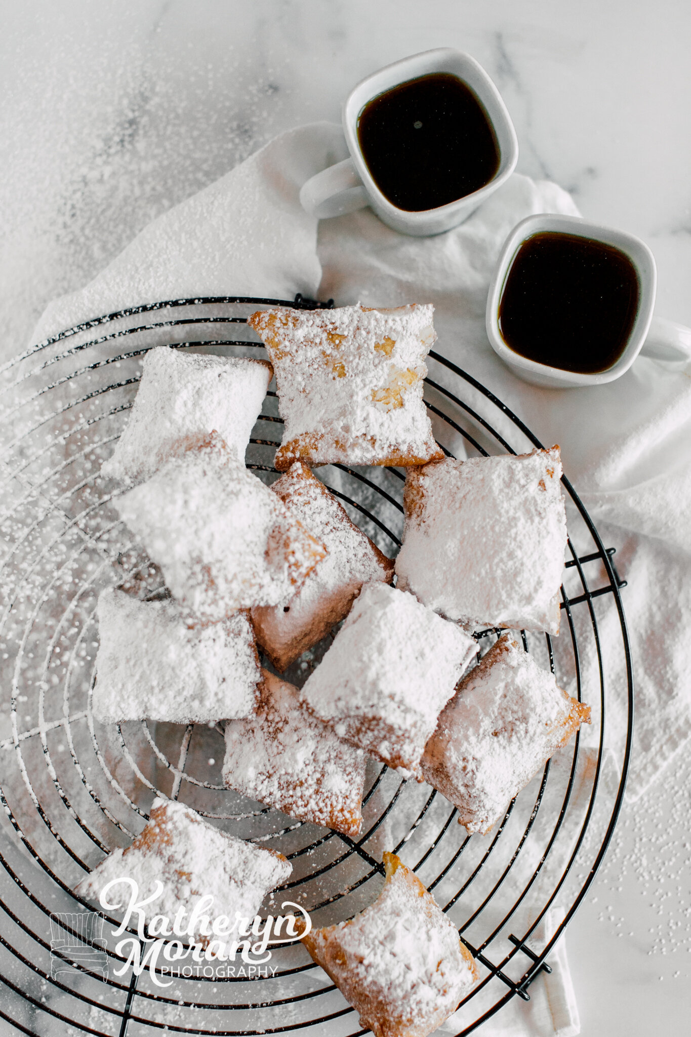 Bellingham Portland Studio Food Photographer Katheryn Moran Beignets