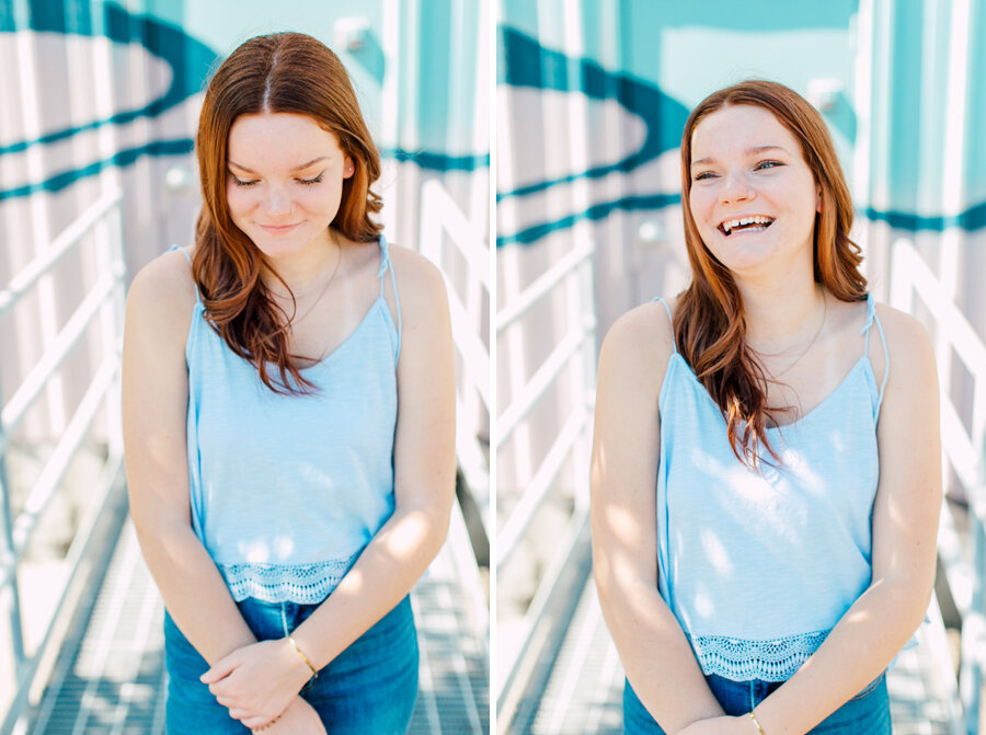 Bellingham Senior Portrait Photographer Katheryn Moran Bellingham Murals Downtown