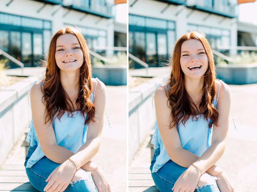 Bellingham Senior Portrait Photographer Katheryn Moran Bellingham Murals Downtown